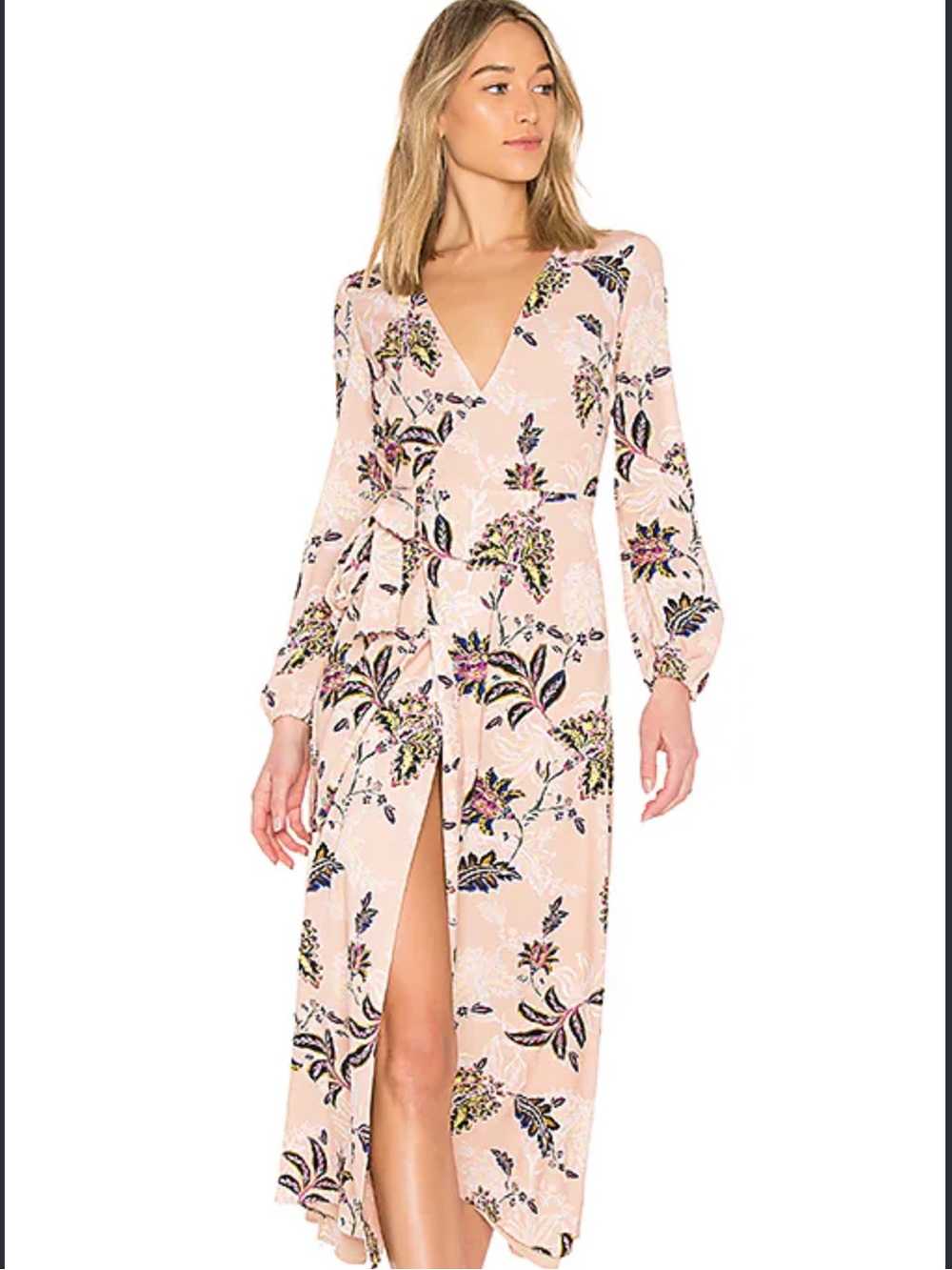 REVOLVE The Jetset Diaries Floral Maxi Wrap Dress